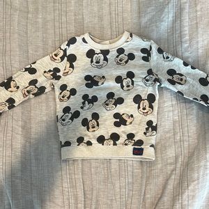 Zara Mickey sweatshirt